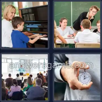 4 Images 1 Mot 4 lettres PROF