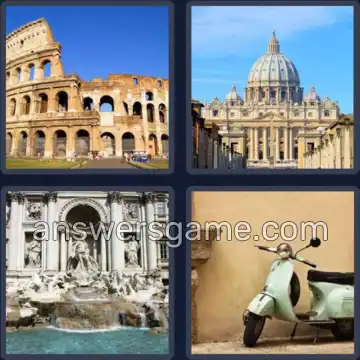 4 Images 1 Mot 4 lettres ROME