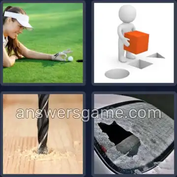 4 Images 1 Mot 4 lettres TROU
