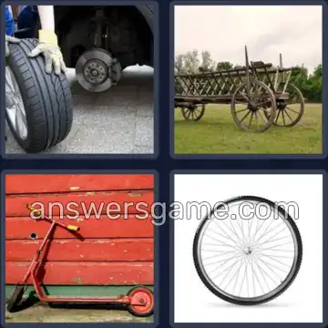 4 Images 1 Mot 4 lettres ROUE
