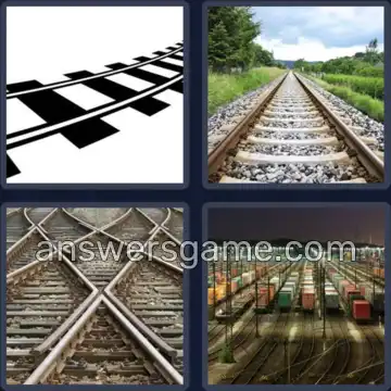 4 Images 1 Mot 4 lettres RAIL