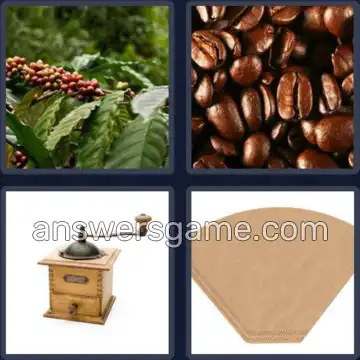 4 Images 1 Mot 4 lettres CAFE