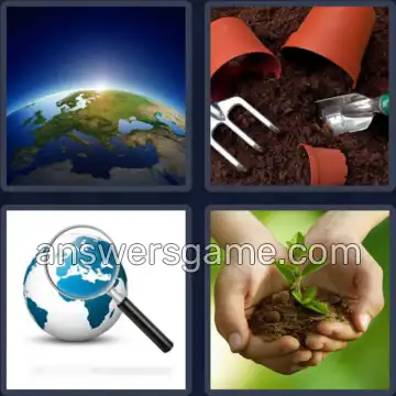 4 Images 1 Mot 5 lettres TERRE