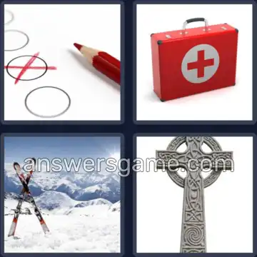 4 Images 1 Mot 5 lettres CROIX