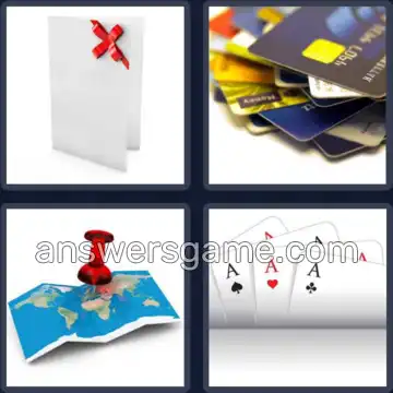 4 Images 1 Mot 5 lettres CARTE