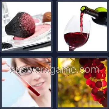 4 Images 1 Mot 5 lettres ROUGE