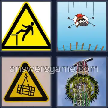 4 Images 1 Mot 5 lettres CHUTE