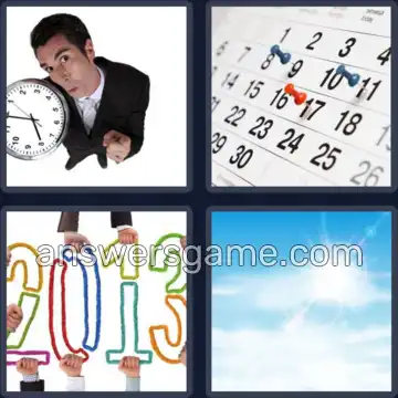 4 Images 1 Mot 5 lettres TEMPS