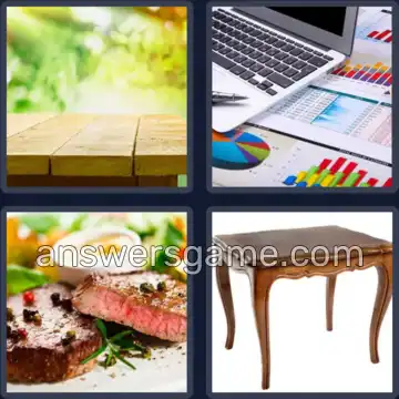 4 Images 1 Mot 5 lettres TABLE