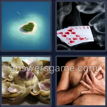 4 Images 1 Mot 5 lettres COEUR