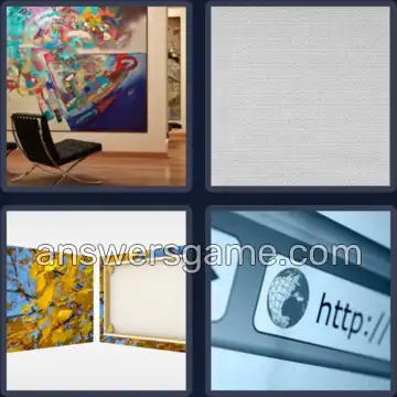 4 Images 1 Mot 5 lettres TOILE