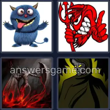 4 Images 1 Mot 5 lettres DEMON