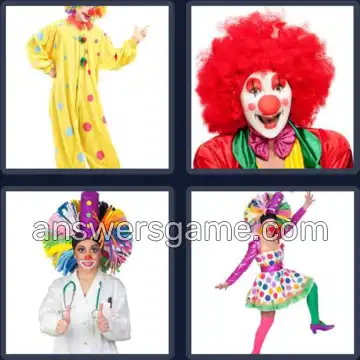 4 Images 1 Mot 5 lettres CLOWN