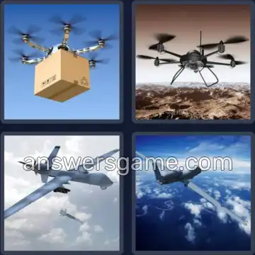 4 Images 1 Mot 5 lettres DRONE