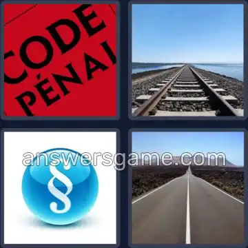 4 Images 1 Mot 5 lettres DROIT