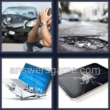 4 Images 1 Mot 5 lettres CASSE