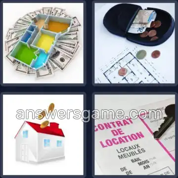 4 Images 1 Mot 5 lettres LOYER