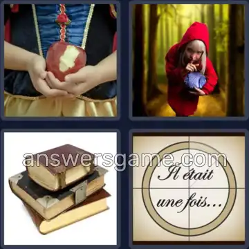 4 Images 1 Mot 5 lettres CONTE