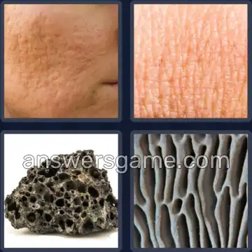 4 Images 1 Mot 5 lettres PORES