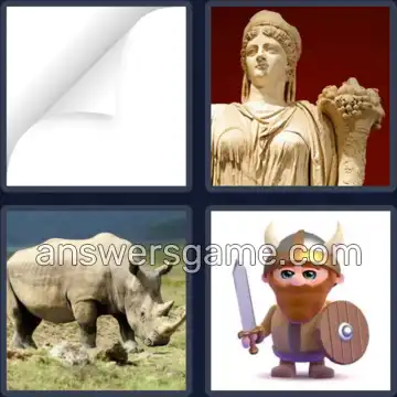 4 Images 1 Mot 5 lettres CORNE