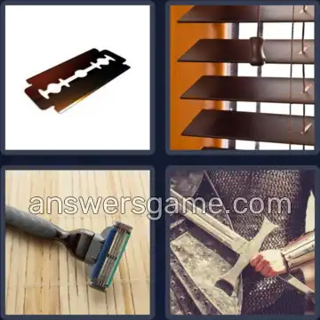 4 Images 1 Mot 5 lettres LAMES