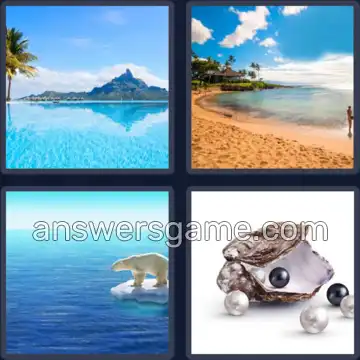 4 Images 1 Mot 5 lettres OCEAN