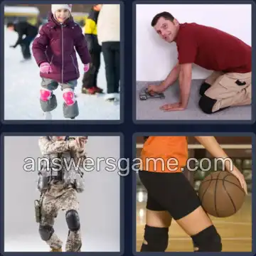 4 Images 1 Mot 5 lettres GENOU