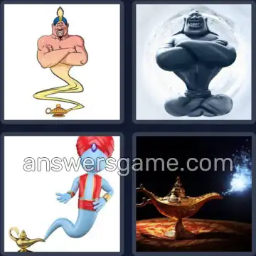 4 Images 1 Mot 5 lettres GENIE