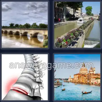 4 Images 1 Mot 5 lettres CANAL