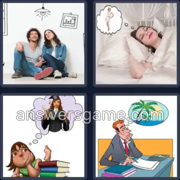 4 Images 1 Mot 5 lettres REVER