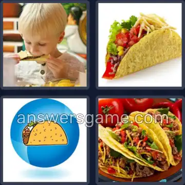 4 Images 1 Mot 5 lettres TACOS