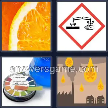 4 Images 1 Mot 5 lettres ACIDE