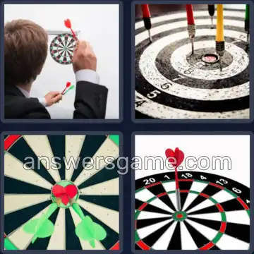 4 Images 1 Mot 5 lettres CIBLE