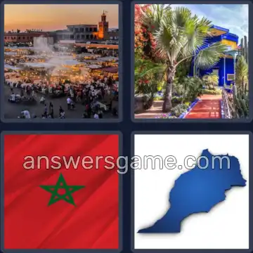 4 Images 1 Mot 5 lettres MAROC