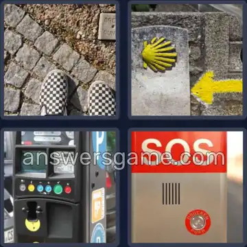 4 Images 1 Mot 5 lettres BORNE