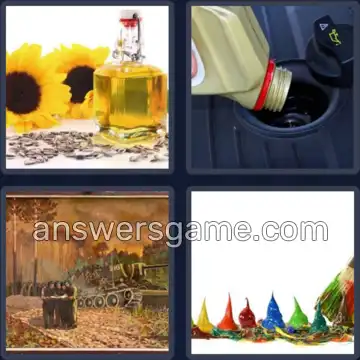 4 Images 1 Mot 5 lettres HUILE