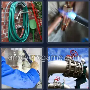 4 Images 1 Mot 5 lettres TUYAU