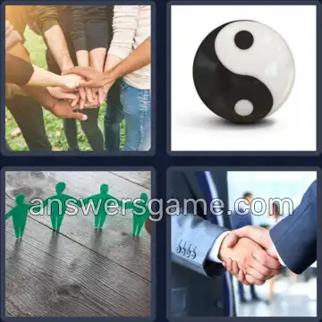 4 Images 1 Mot 5 lettres UNITE
