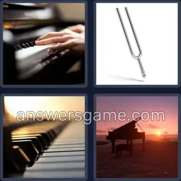 4 Images 1 Mot 5 lettres PIANO