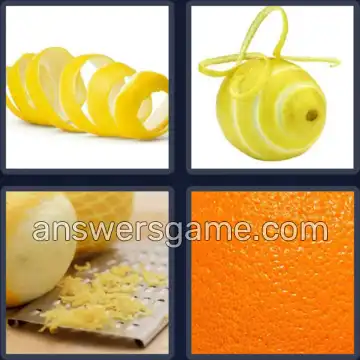 4 Images 1 Mot 5 lettres ZESTE