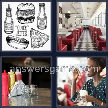 4 Images 1 Mot 5 lettres DINER