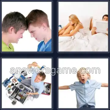 4 Images 1 Mot 5 lettres FACHE