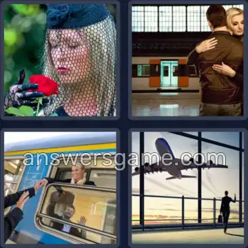 4 Images 1 Mot 5 lettres ADIEU