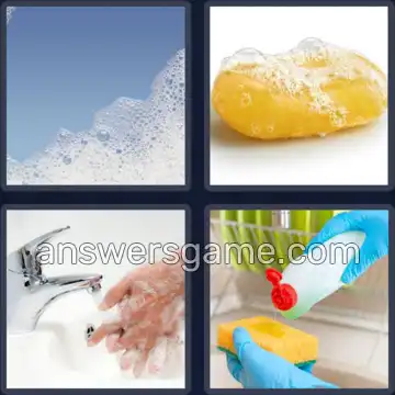 4 Images 1 Mot 5 lettres SAVON