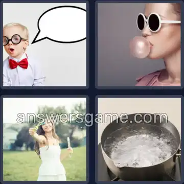 4 Images 1 Mot 5 lettres BULLE