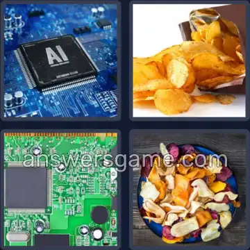 4 Images 1 Mot 5 lettres CHIPS