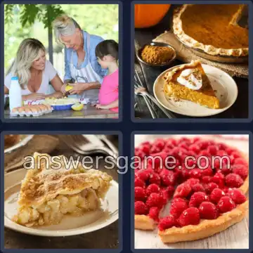 4 Images 1 Mot 5 lettres TARTE