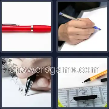 4 Images 1 Mot 5 lettres STYLO