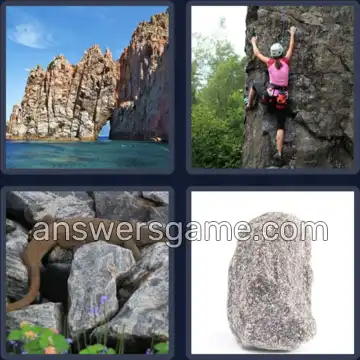 4 Images 1 Mot 5 lettres ROCHE