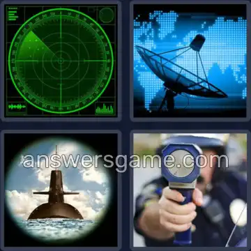 4 Images 1 Mot 5 lettres RADAR